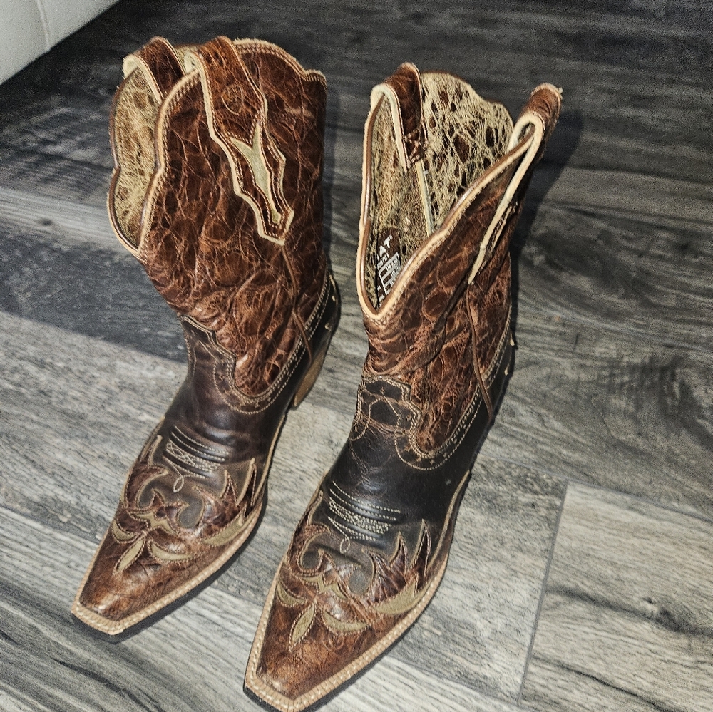 Ariat Brown Western Cowboy Boots